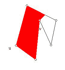 The visibility polygon from a vertex of a polygon