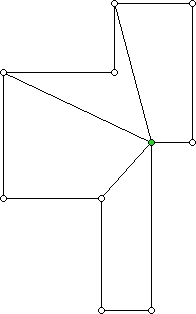 Orthogonal polygon divided into 4-gons all meeting a vertex