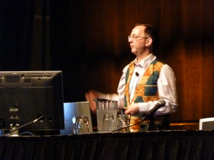 Chris Budd during his lecture