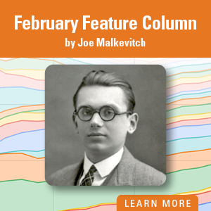 February Feature Column by Joe Malkevitch. Photo of Kurt Godel against a multicolored graph. Images from Wikimedia Commons public domain. Learn More