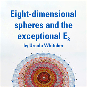 September Feature Column. Eight-dimensional spheres and the exceptional E8 by Ursula Whitcher. Image of E8 lattice.