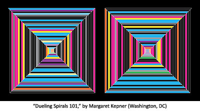 Dueling Spirals 101 by Margaret Kepner 