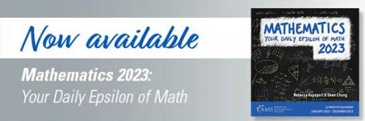  Mathematics 2023: Your Daily Epsilon of Math Wall Calendar