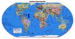 Equal Earth projection map