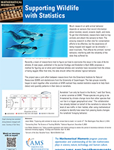 Mathematical Moments 169: Supporting Wildlife with Statistics poster